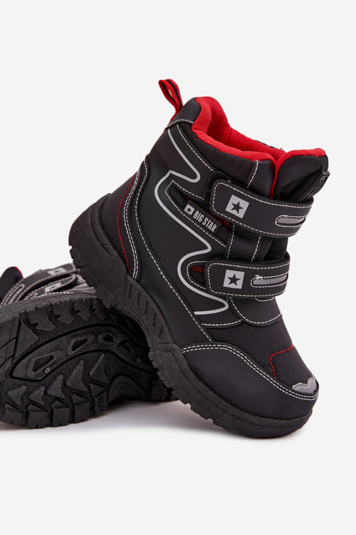 Zateplené Dětské Sněhule Traperky Big Star OO374049 Černé