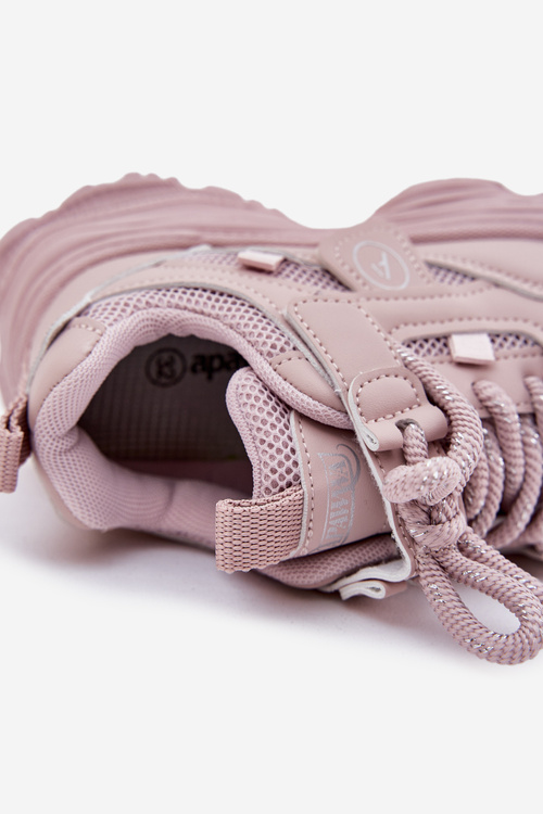 Dětské tenisky na platformě růžové Hanomess