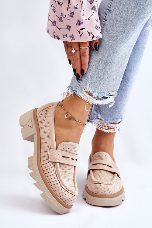 Dámske ploché mokaséry žien