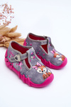 Papci topánky Befado veveričky 110p467 Gray-ružové