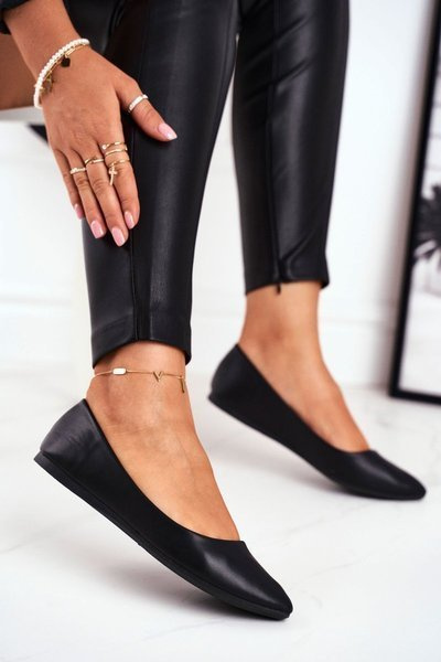 Elegantné baleríny žien Black Maude