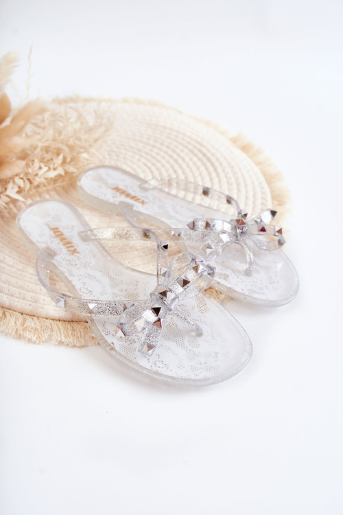 Dámské gumové žabky Průhledný Monise