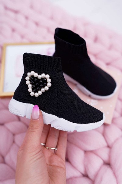 Dětská Obuv Sportovní Slip On Černé Sammy