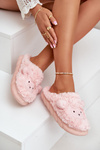 Dámske Plyšové Papuče S Motívom Ovečky Rúžové Phaeia