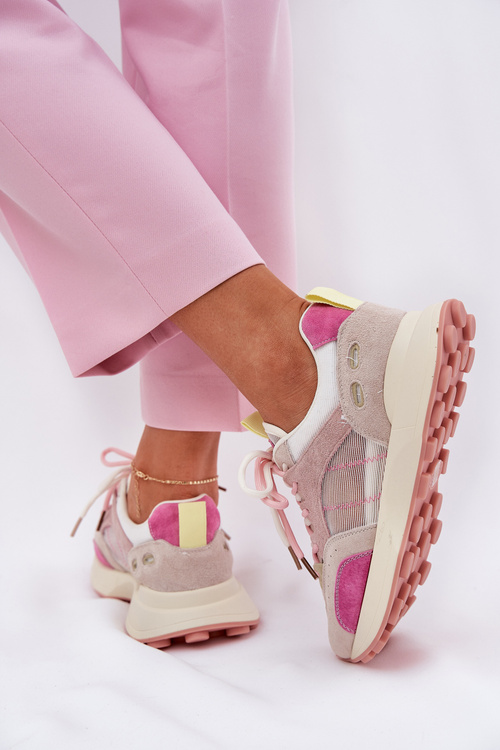 Zamšové Športové Topánky Sneakers Dámske 66725 Viacfarebné Vinceza