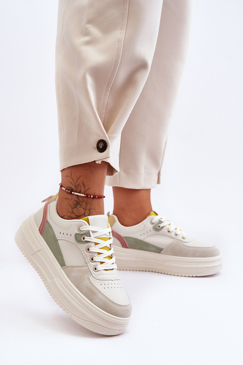 Dámské sportovní boty na masivní platformě vícebarevné Gemma