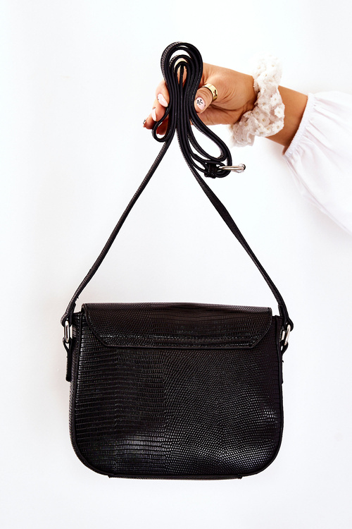 NOBO M0820-C020 Snake Messenger Bag Black