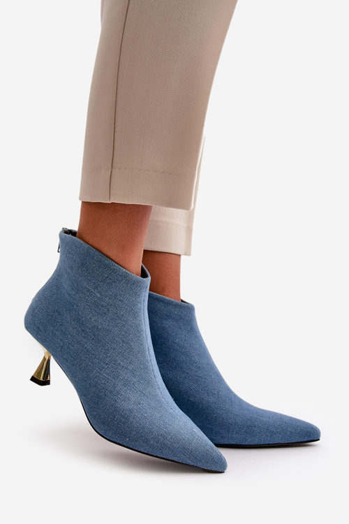 Blue eberpia džínsy na päte