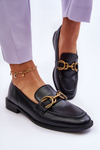 Klasické dámské mokasíny Černé Lorien