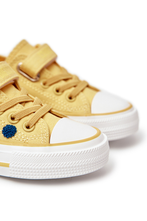 Dětské Tenisky Se Suchým Zipem BIG STAR JJ374056 Žluté