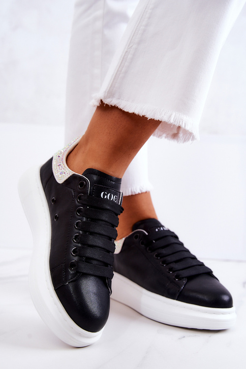 Dámske športové topánky Goe JJ2N4052 Čierna a biela