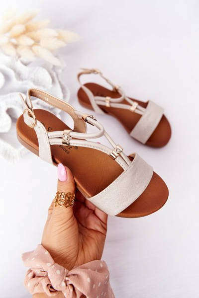 Detské sandále S. Barski Comfort Beige