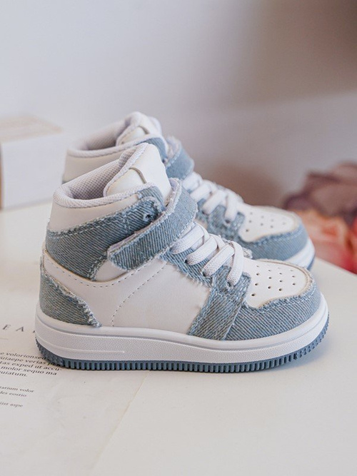 Detské detské športové topánky biele modré Milara