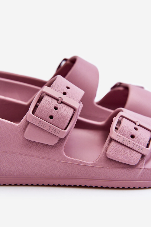 Dámské lehké sandály Big Star LL274744 Fialové