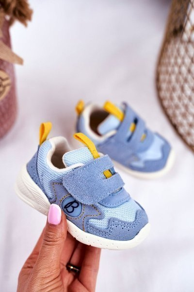 Dětská sportovní obuv se suchým zipem modre Malbred