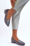Szyba Flat -seleed Balerinas Gray Loxes