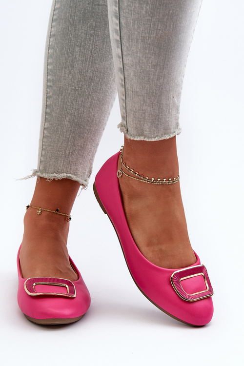 Baleríny S Ozdobou Z Ekokože Fuksiová Enicoria