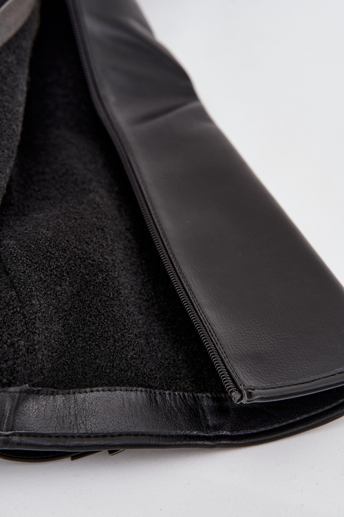 Dámske zimné čižmy s opätkom a sponou Vinceza 58589 Čierne