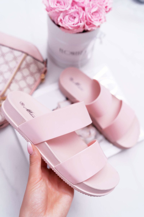 Dámské žabky růžové Viane