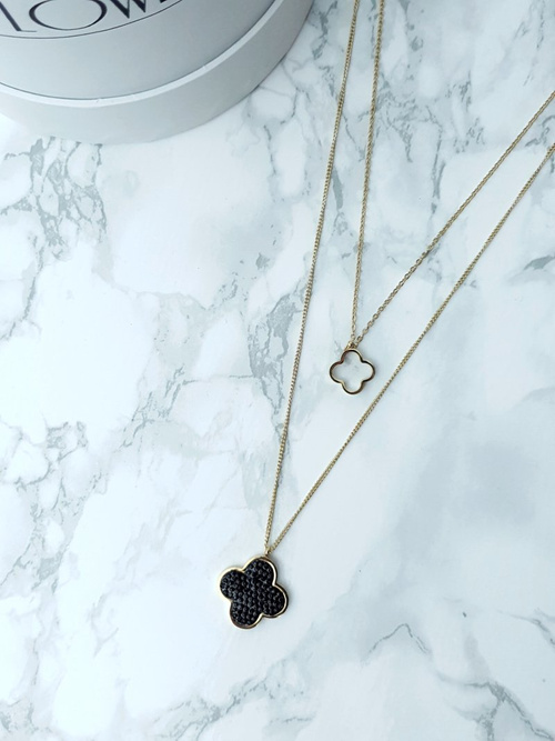 Dámský Náhrdelník s Zlatý Jetel Vern