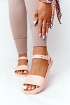 Voňavé Gumové Sandály Eco Friendly ZAXY HH285123 Nude
