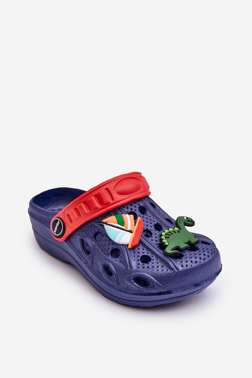 Detské ľahké penové crocs Navy modré sladkosti