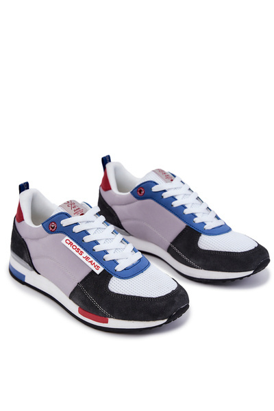 Pánske športové topánky krížové džínsy JJ1R4010C Grey