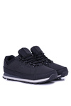 Solid Men Black Trekking Shoes Newlans