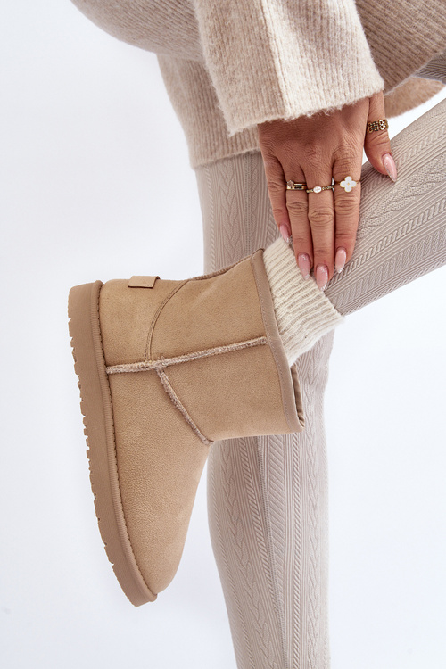 Dámske snehule Cross Jeans MM2R4023C Beige