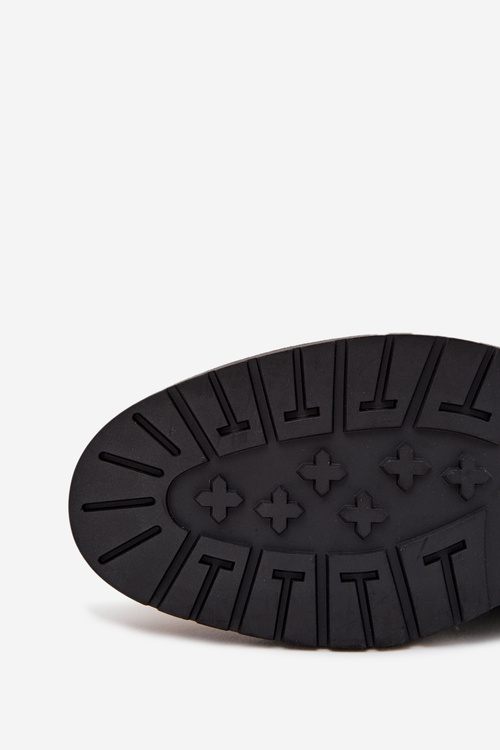 Kožené Zateplené Boty Pro Muže Na Zip Big Star OO174148 Černé