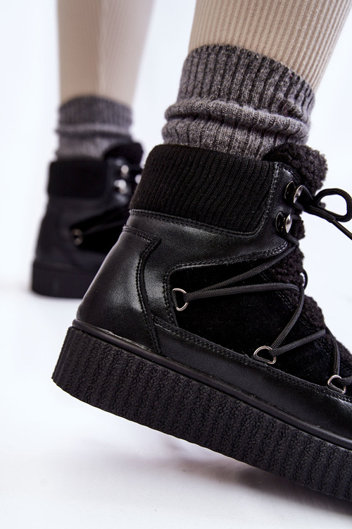 Dámske snehové topánky LA.FI 280072B-QN Čierna