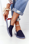 Dámska veľká hviezda HH276008 ESPADrilles Navy-WHITE