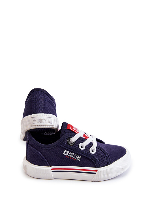 Detské nízke tenisky Veľká hviezda JJ374168 NAVY BLUE