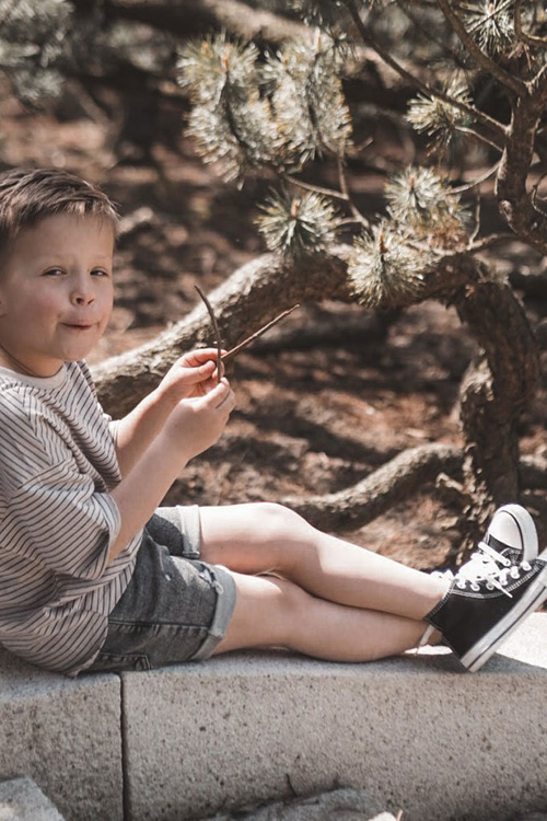 Detské vysoké tenisky čierne filimon