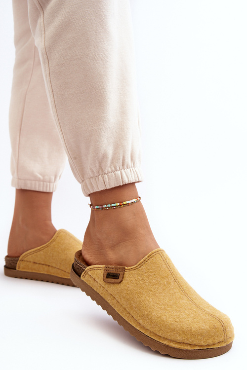 Domáce domáce topánky v Inblu DJ000010 žltá