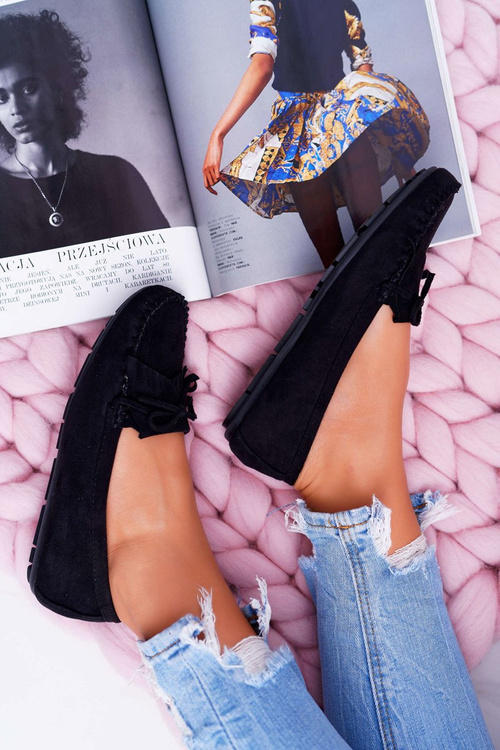 Dámské Mokasíny Černé Espanto