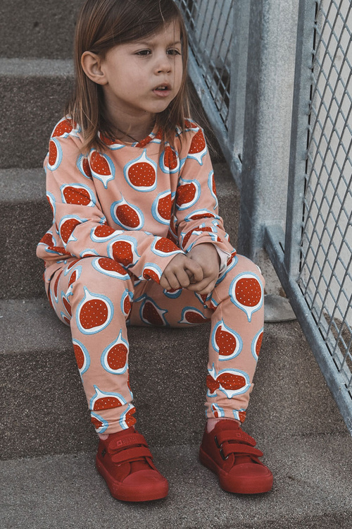 Detská klasická veľká hviezda JJ374046 Červené tenisky