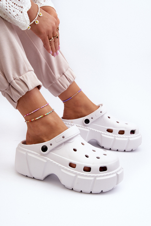 Dámske peny papuče biele Ilariana