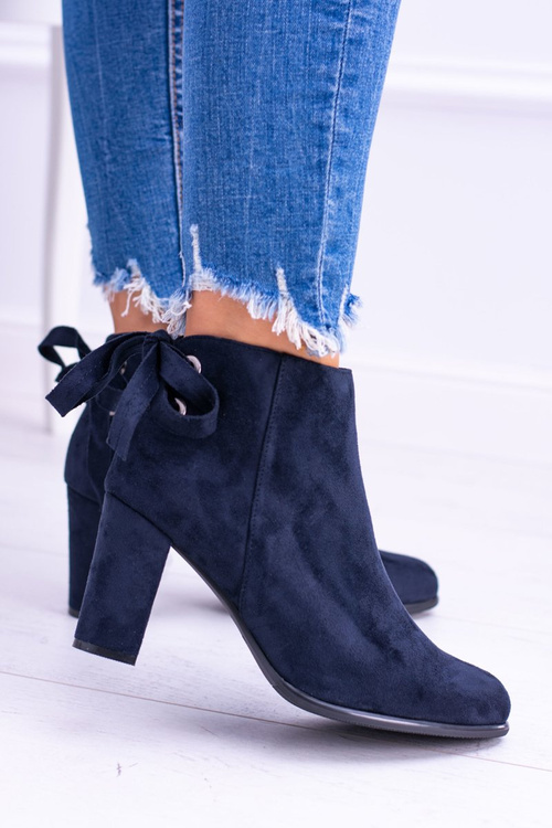 Sergio Leone tmavě modré kotníkové semišové boty Symfonia