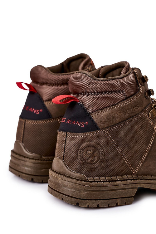 Pánská Treková Obuv Cross Jeans EE1R4030C Khaki