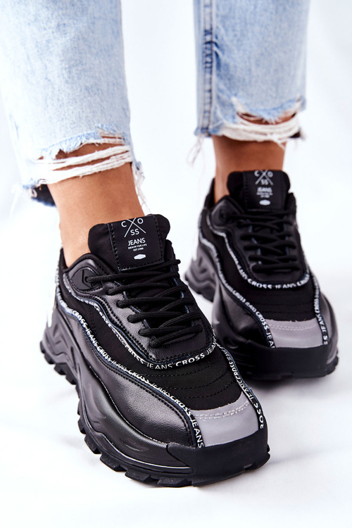 Dámské Sportovní Obuv Cross Jeans II2R4018C Černé