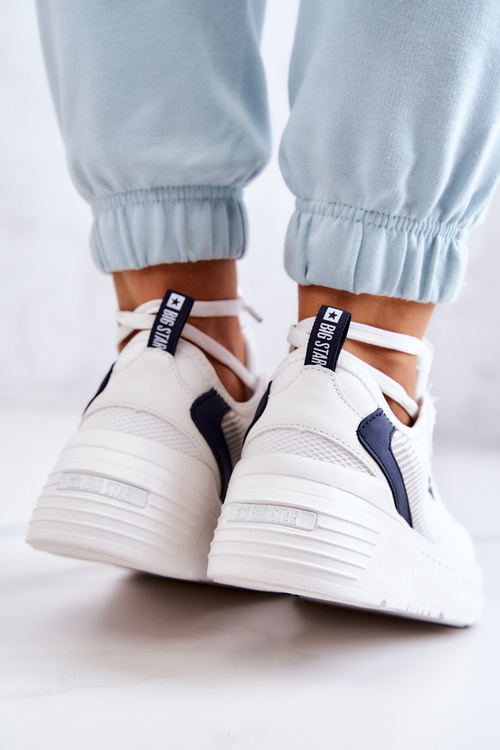 Módní tenisky Sportovní obuv Big Star JJ274596 Bílá