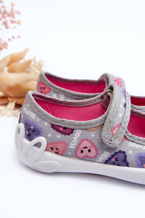 Detská balerína Papcie Befado Heart 114x516 Gray