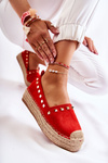 Ženské espadrilly s cvočkami Red Laross