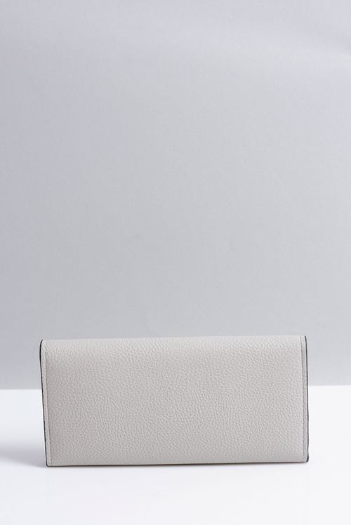 Stylowy Duży Szary Portfel Damski