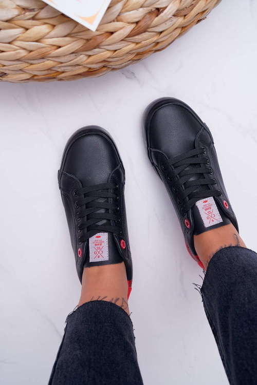 Dámske tenisky krížové džínsy Black EE2R4019C