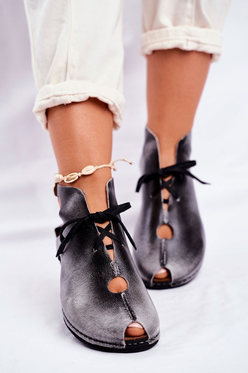 Dámské Polobotky Maciejka Šedé 03426-03