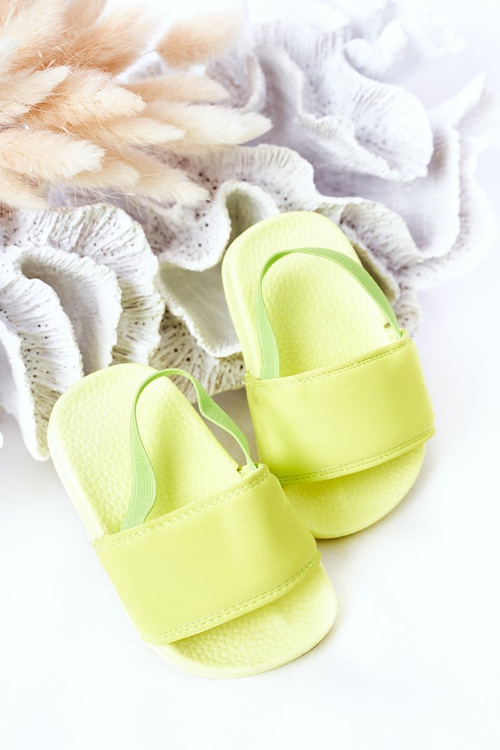 Dětské Gumové Nazouváky Limetkové Swimmer