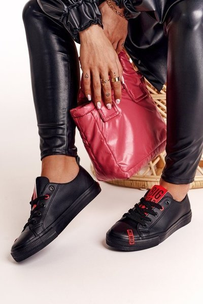 Dámske kožené tenisky Big Star EE274303 čierna