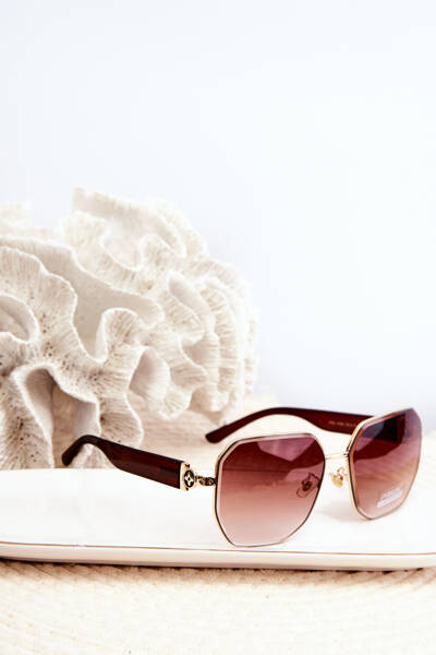 Dámské Sluneční Brýle UV400 Hnědé